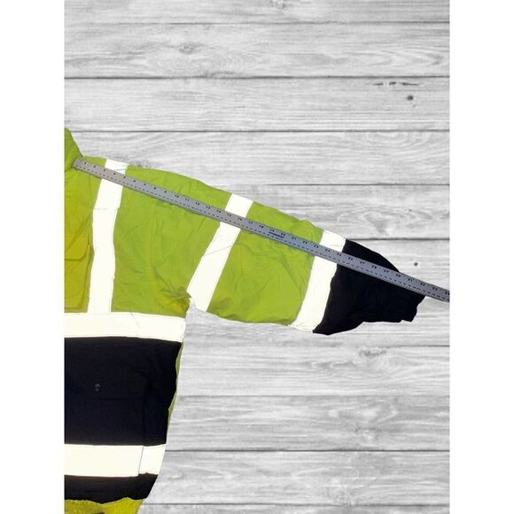 UTILITY PRO WEAR MEN SZ XXL HIGH VIZ REFLECTIVE FULL ZIP INSULATED WORK JACKET - Picture 5 of 8